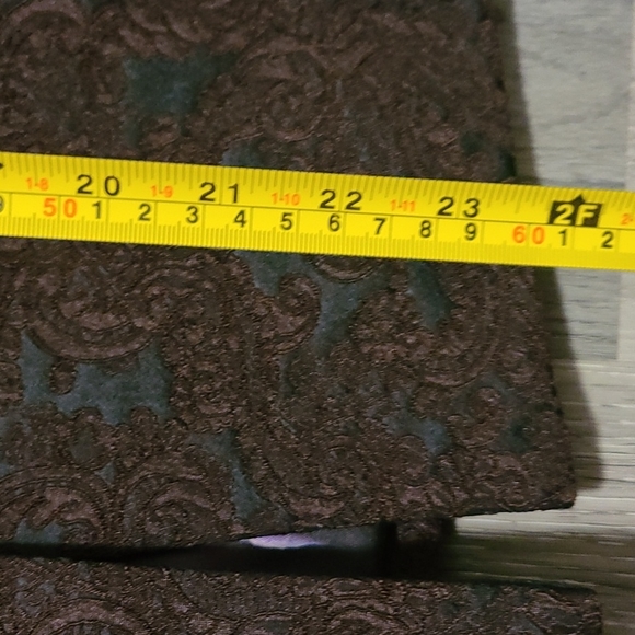 TED BAKER LONDON Women's Jacquard Floral Print Lace Purple Black Blazer size 2 - Picture 6 of 8